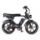 OUXI V8 Pro Preto (Aro 20) - Potente, Estilo Retrô e Assento Duplo Confortável