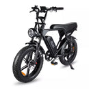 OUXI V8 Pro Preto (Aro 24) - Potente, Estilo Retrô e Assento Duplo Confortável